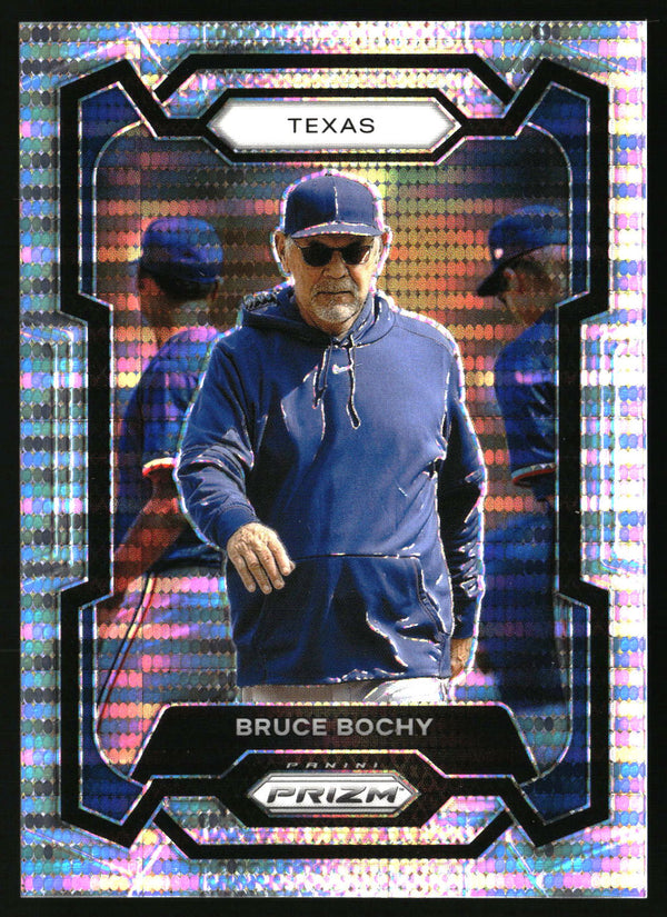 Bruce Bochy 2024 Panini Prizm #134 Pulsar Prizms SN