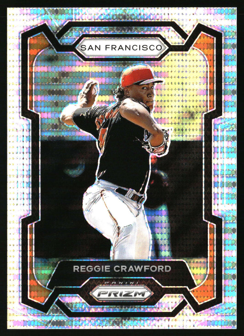 Reggie Crawford 2024 Panini Prizm #278 Pulsar Prizms SN