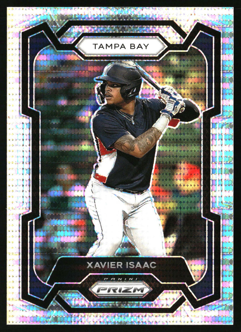 Xavier Isaac 2024 Panini Prizm #275 Pulsar Prizms SN