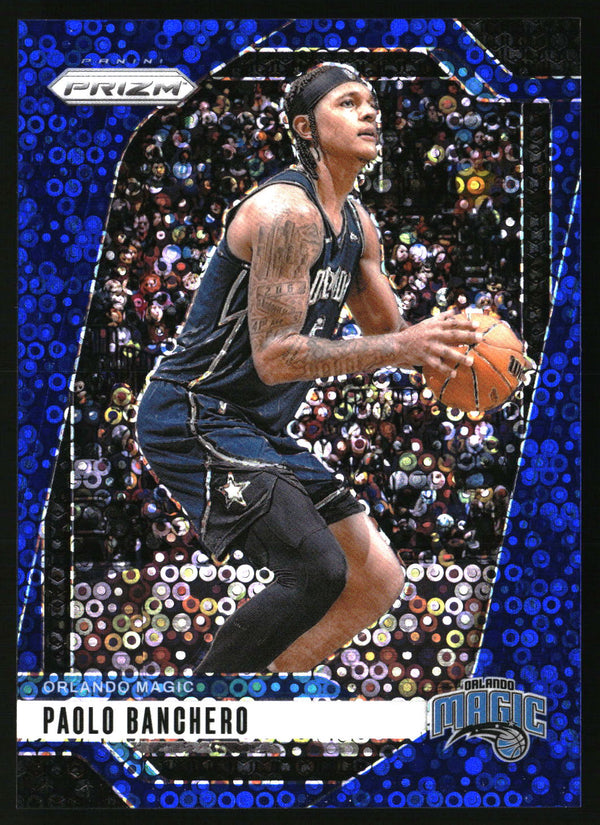 Paolo Banchero 2024-25 Panini Prizm #183 Prizms Fast Break Blue SN
