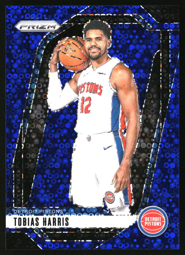 Tobias Harris 2024-25 Panini Prizm #178 Prizms Fast Break Blue SN