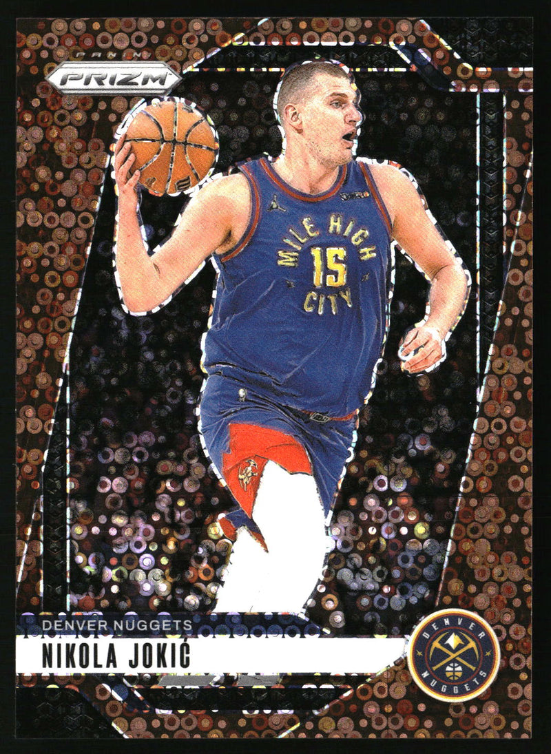 Nikola Jokic 2024-25 Panini Prizm #129 Prizms Fast Break Bronze SN