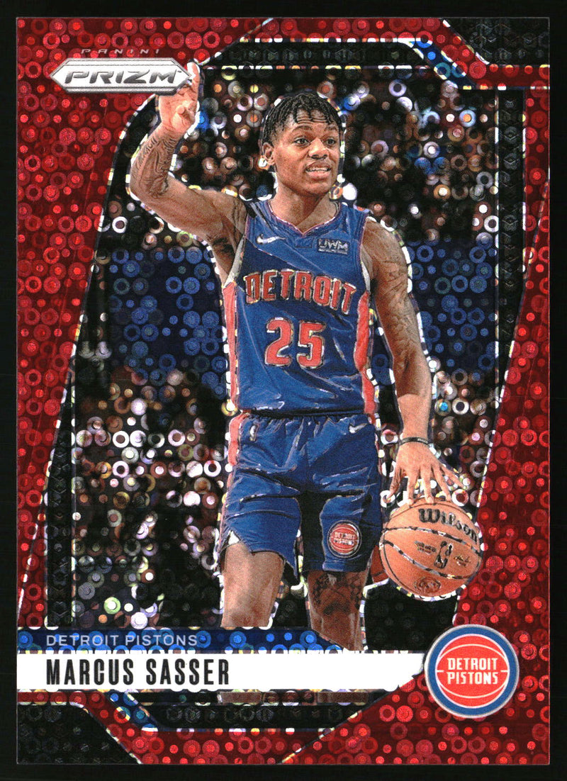 Marcus Sasser 2024-25 Panini Prizm #21 Prizms Fast Break Red SN