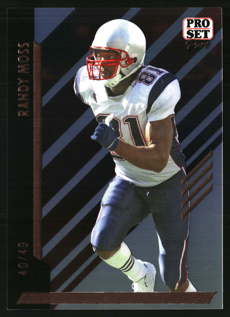 Randy Moss 2024 Pro Set Pure #88 Bronze Spectrum Shimless SN