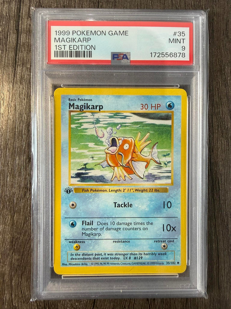 Magikarp #35 1999 Pokemon Game PSA 9 1st Edition