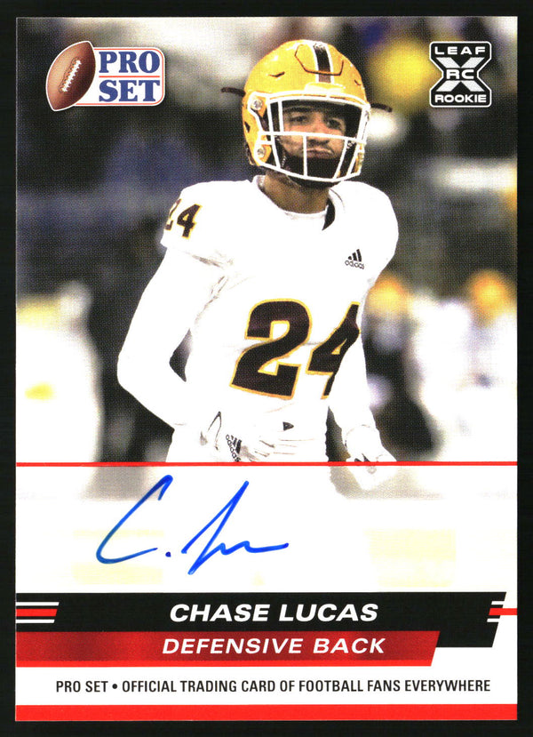 Chase Lucas 2022 Pro Set Draft #PSA-CL2 Autographs Red AU