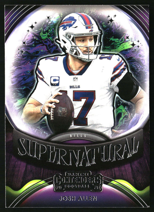 Josh Allen 2021 Panini Contenders #SN-JAL Supernatural
