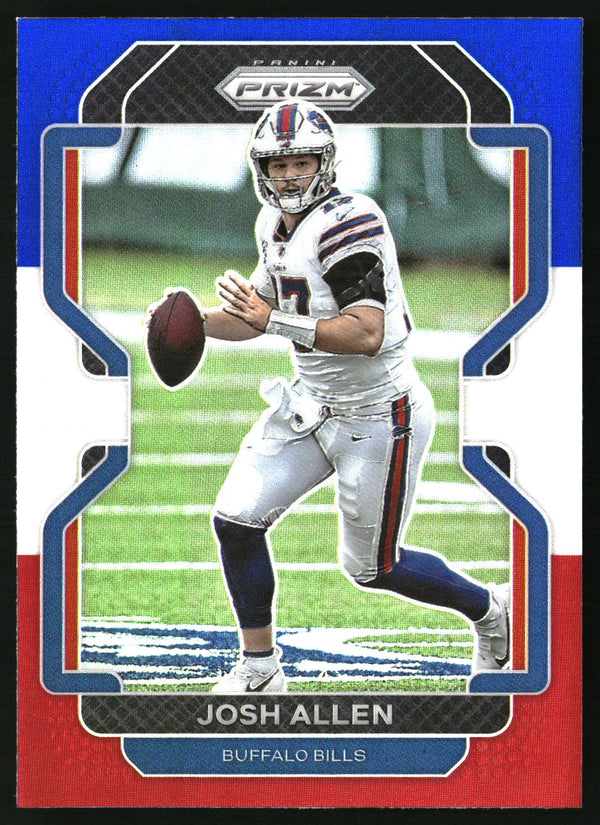 Josh Allen 2021 Panini Prizm #117 Red White and Blue