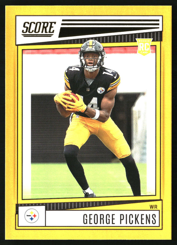 George Pickens 2022 Score #383 Gold RC