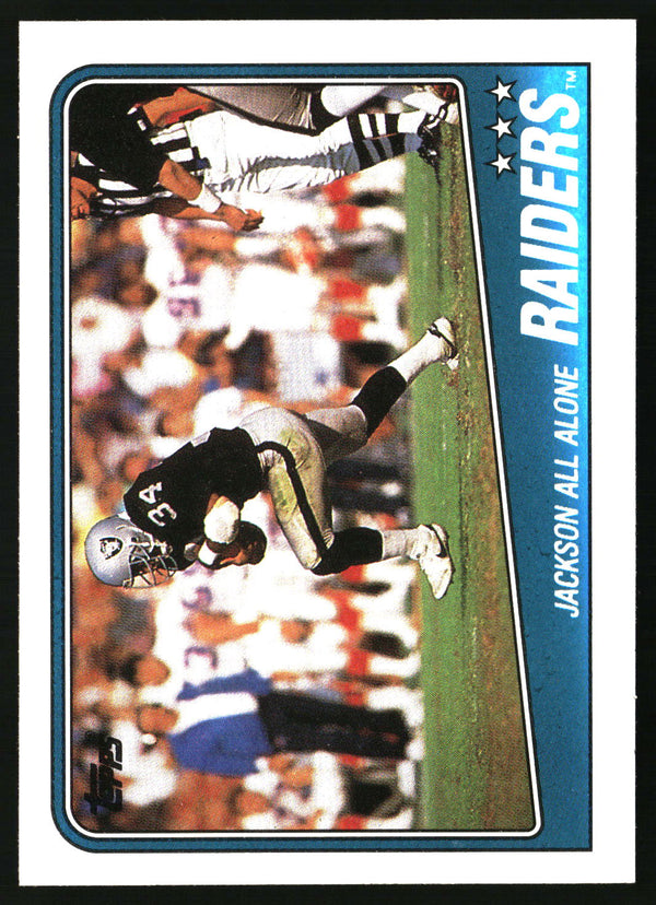 Raiders Team Leaders - Bo Jackson 1988 Topps #325