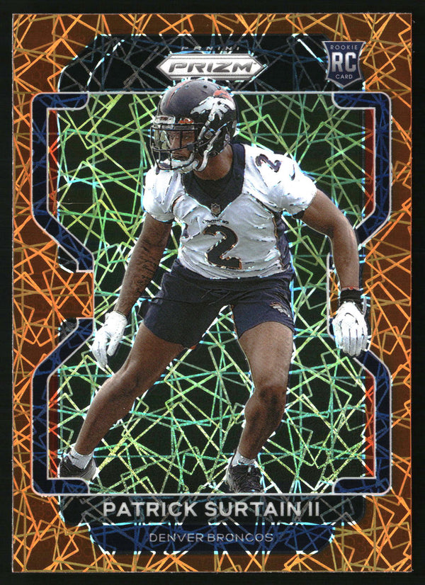 Patrick Surtain II 2021 Panini Prizm #374 Lazer RC