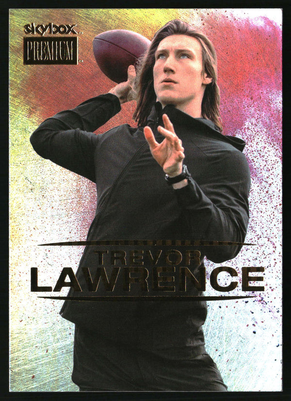 Trevor Lawrence 2021 SkyBox Metal Universe Champions #S-30 Skybox Premium