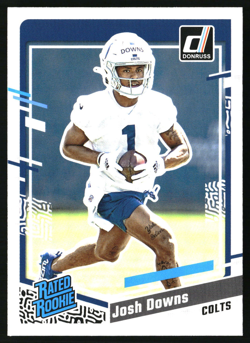 Josh Downs 2023 Donruss #345 RC