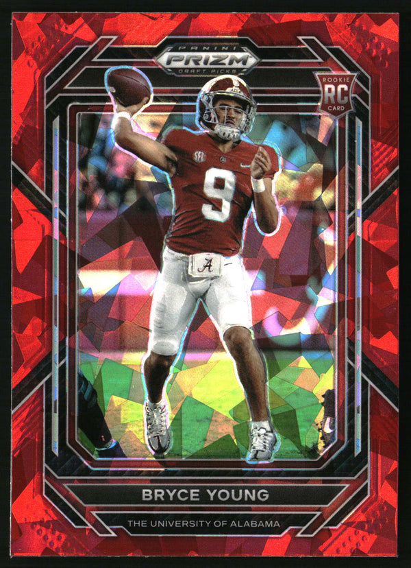 Bryce Young 2023 Panini Prizm Draft Picks #101 Prizm Red Ice