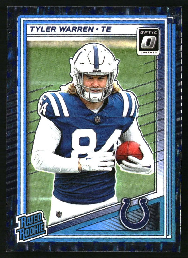 Tyler Warren 2025 Donruss Optic #234 Stars RC