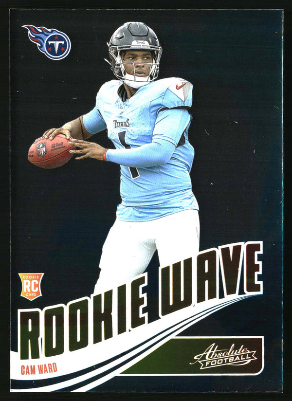 Cam Ward 2025 Panini Absolute #RW-CWD Rookie Wave