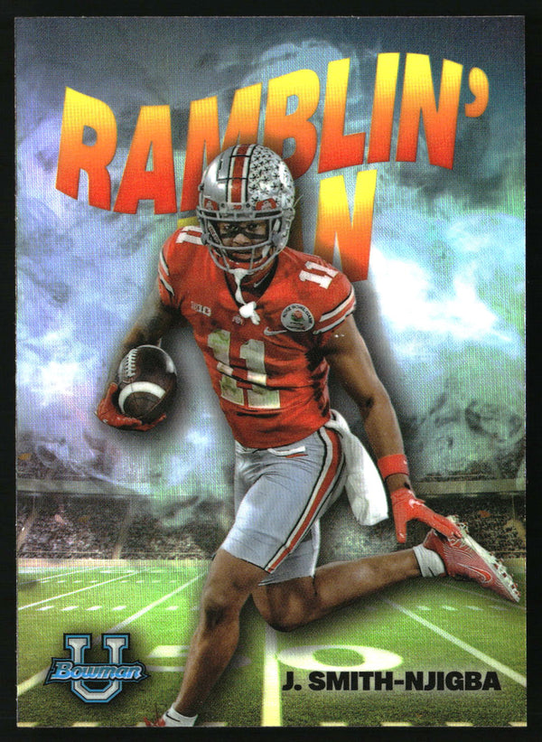 Jaxon Smith-Njigba 2022 Bowman University Chrome #RM-8 Ramblin' Man
