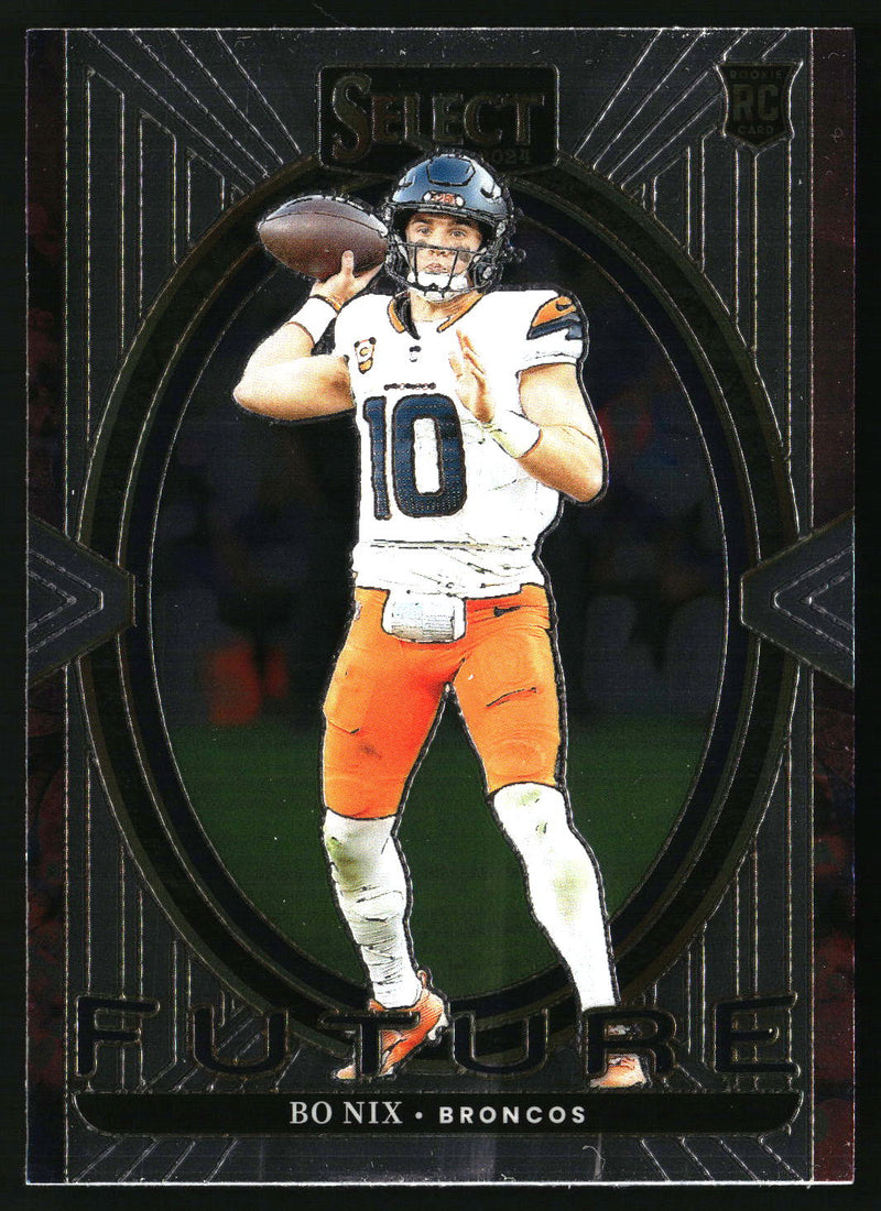 Bo Nix 2024 Panini Select #7 Select Future