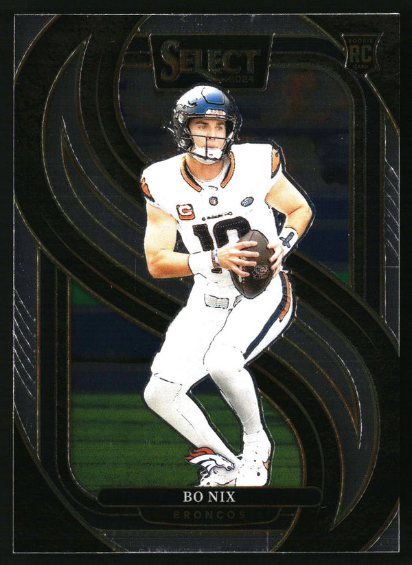 Bo Nix 2024 Panini Select #117 RC