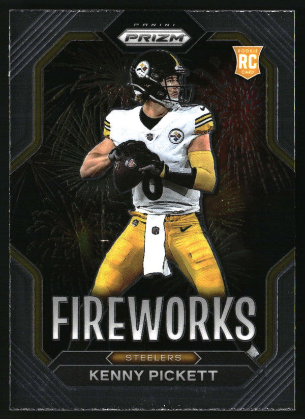 Kenny Pickett 2022 Panini Prizm #F-19 Fireworks