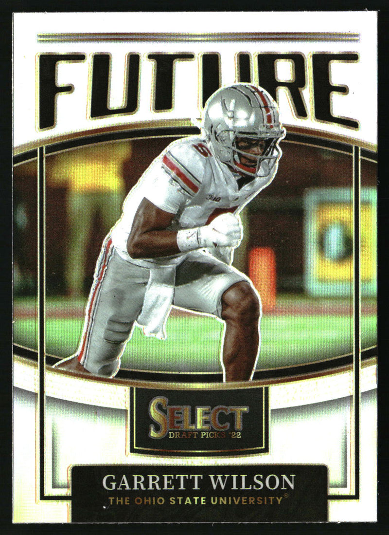 Garrett Wilson 2022 Panini Select Draft Picks #F-GW Future Silver Prizm