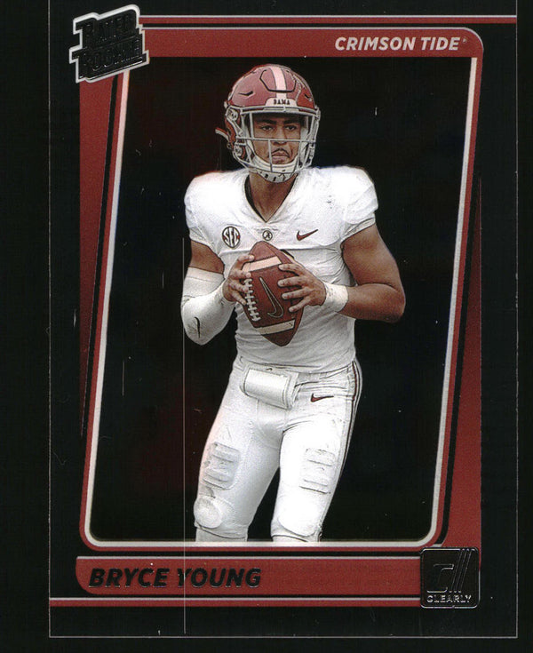 Bryce Young 2023 Panini Chronicles Draft Picks #26 Clearly Donruss Green