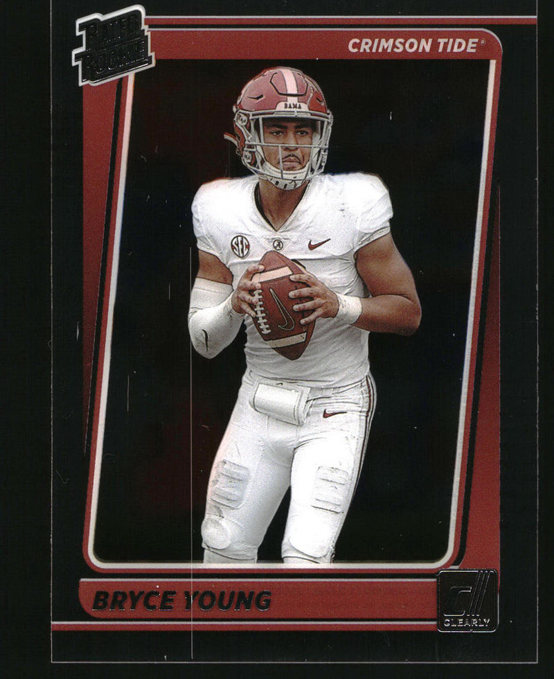 Bryce Young 2023 Panini Chronicles Draft Picks #26 Clearly Donruss Green