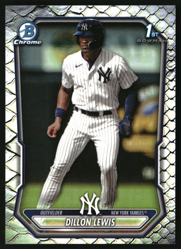 Dillon Lewis 2026 Bowman #BCP-148 Chrome Prospects Reptilian Refractor