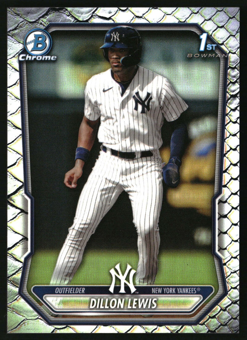 Dillon Lewis 2026 Bowman #BCP-148 Chrome Prospects Reptilian Refractor