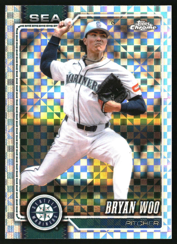 Bryan Woo 2026 Topps Chrome #31 X-Fractors
