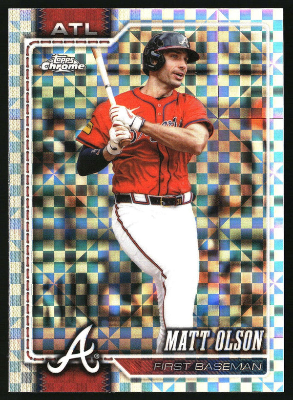 Matt Olson 2026 Topps Chrome #241 X-Fractors