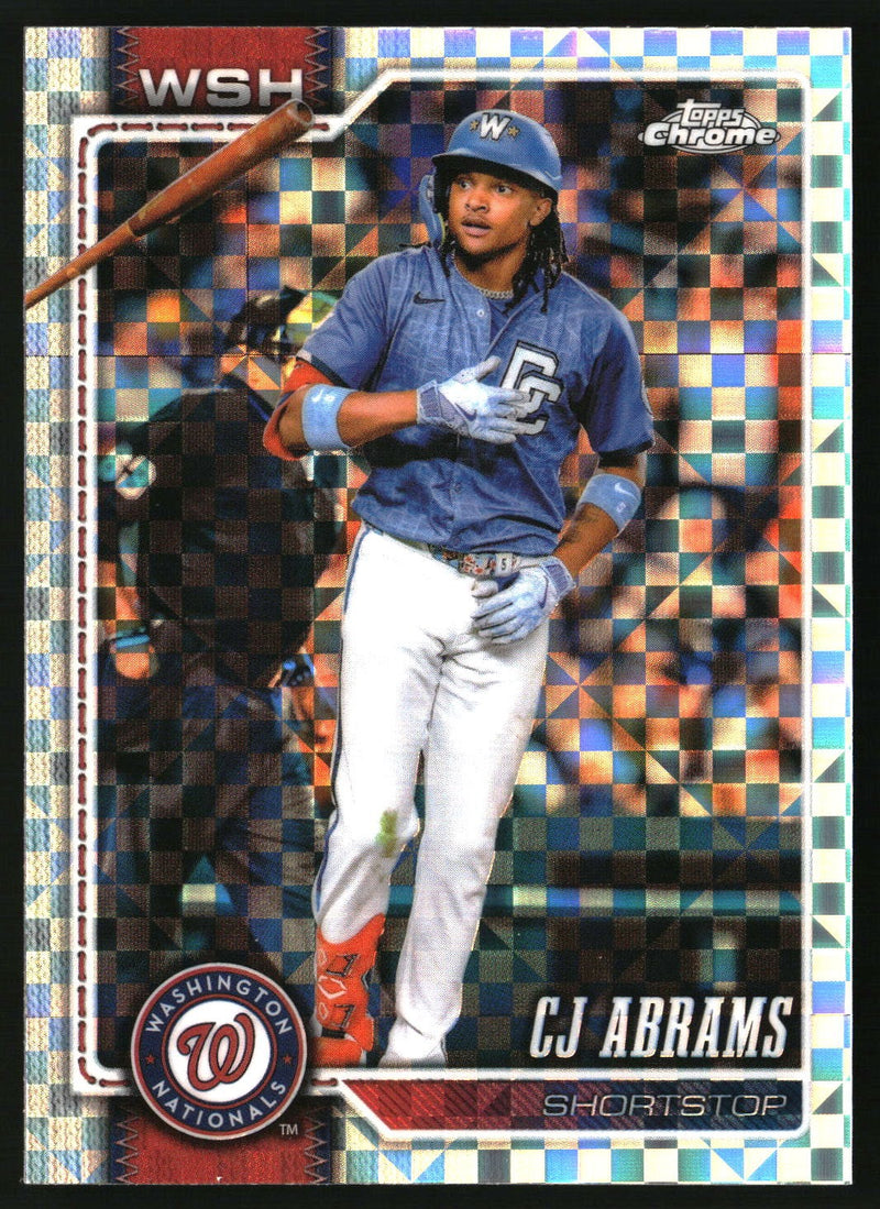 CJ Abrams 2026 Topps Chrome #243 X-Fractors
