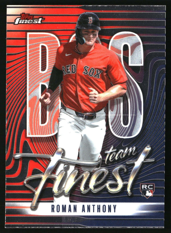 Roman Anthony 2026 Finest #TF-22 Topps Team Finest