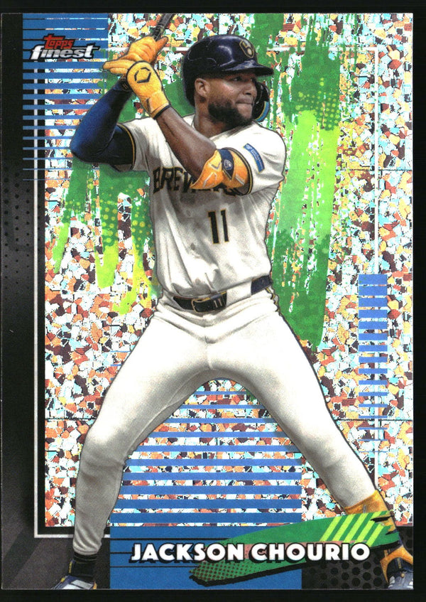Jackson Chourio 2026 Finest #66 Mini-Diamond Refractor