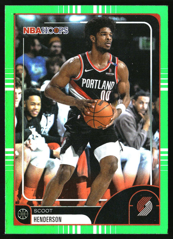 Scoot Henderson 2025-26 Hoops #85 Green Hoops