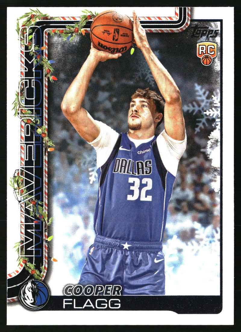 Cooper Flagg 2025-26 Topps Holiday #H161 SSP Back Variations