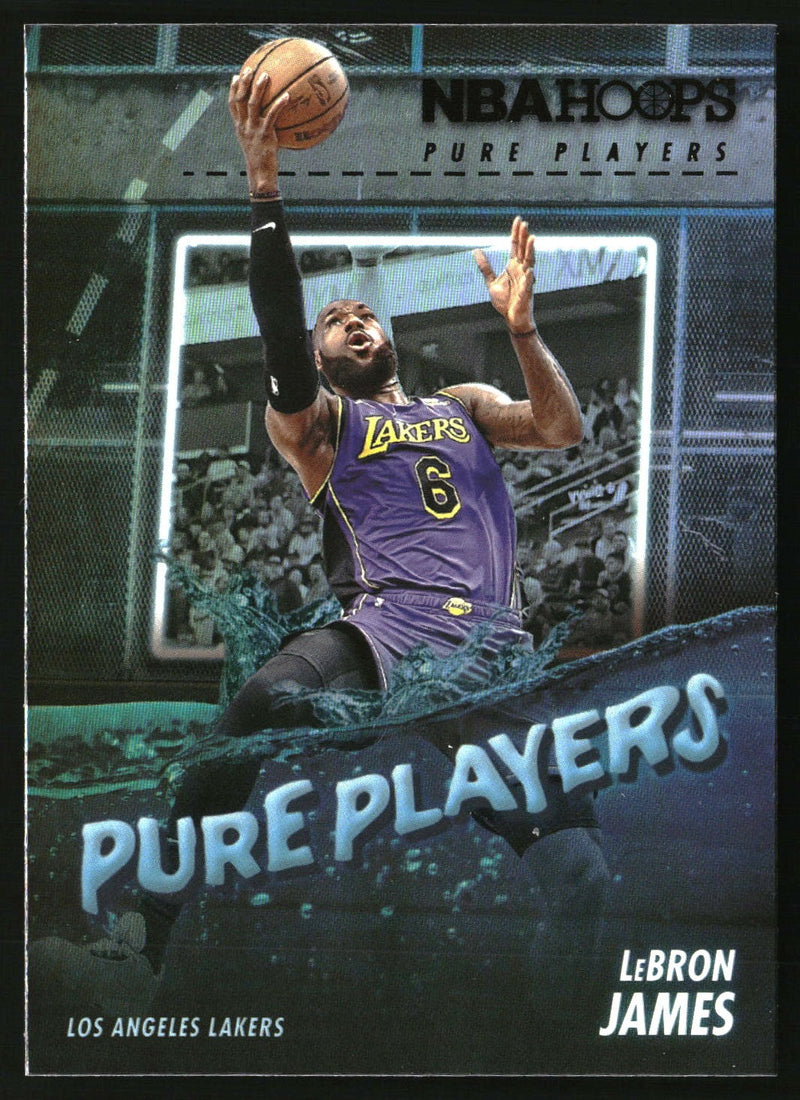 LeBron James 2023-24 Hoops #4 Pure Players Holo