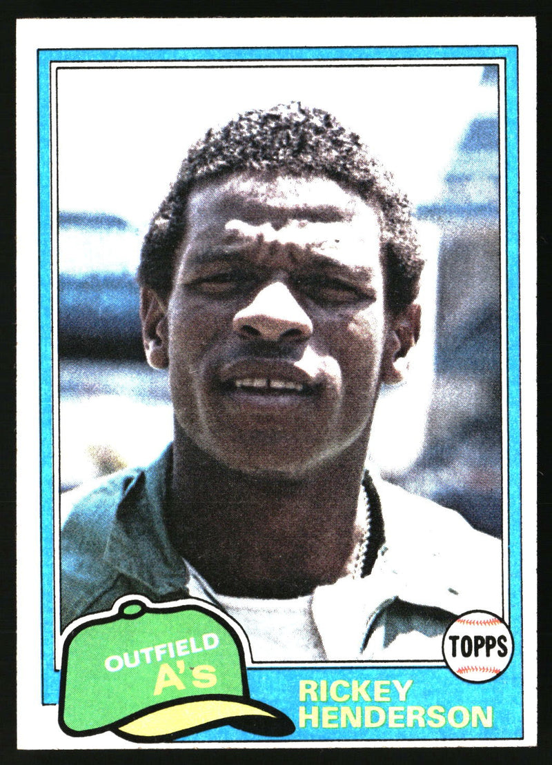 Rickey Henderson 1981 Topps #261