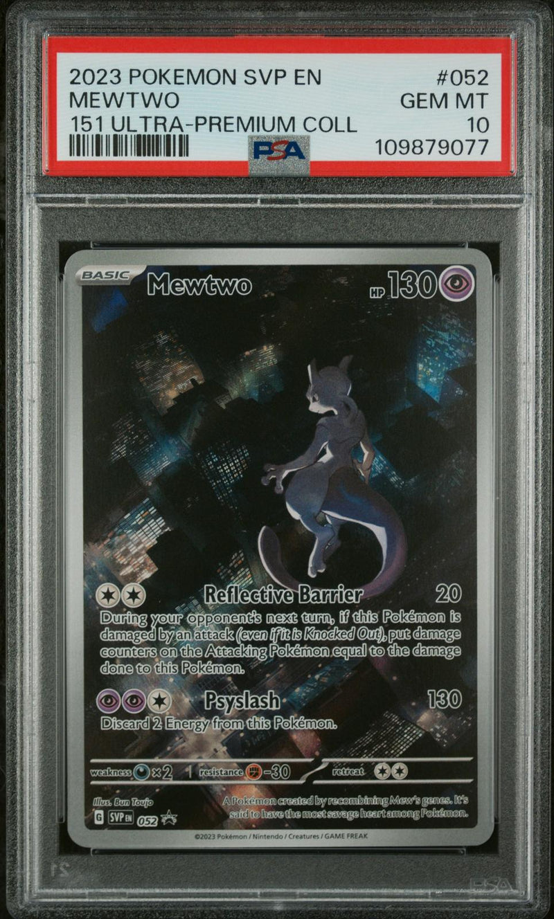 Mewtwo #052 2023 Pokemon Svp En-Sv Black Star Promo PSA 10 151 UPC