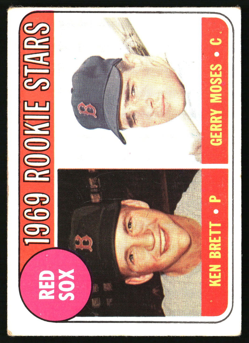 Red Sox 1969 Rookie Stars (Ken Brett / Gerry Moses) 1969 Topps #476a