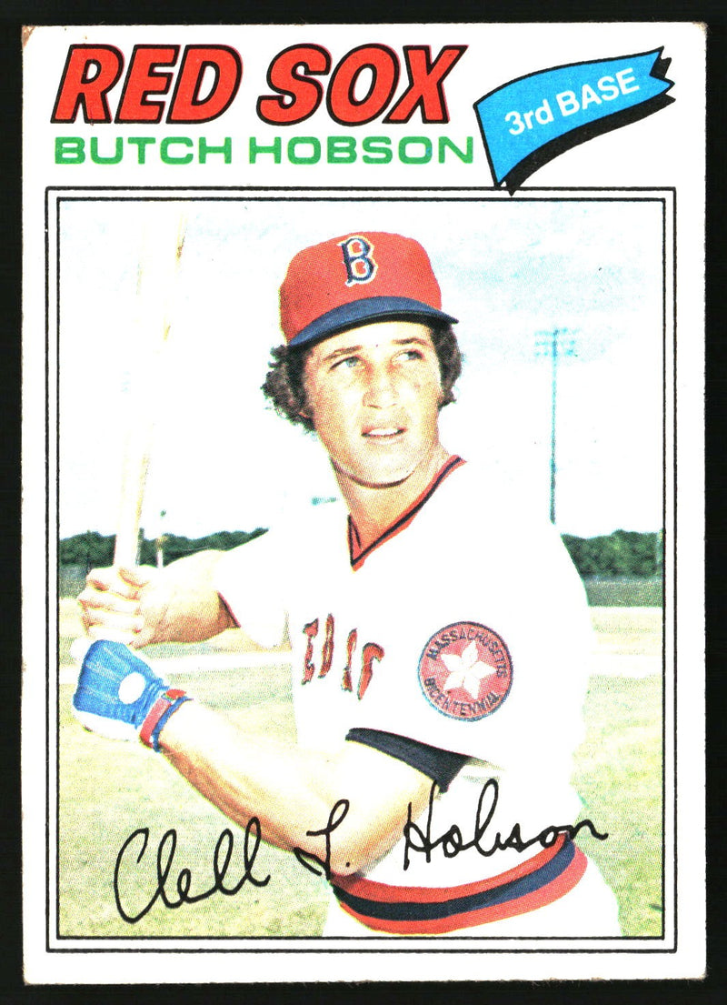 Butch Hobson 1977 Topps #89 RC