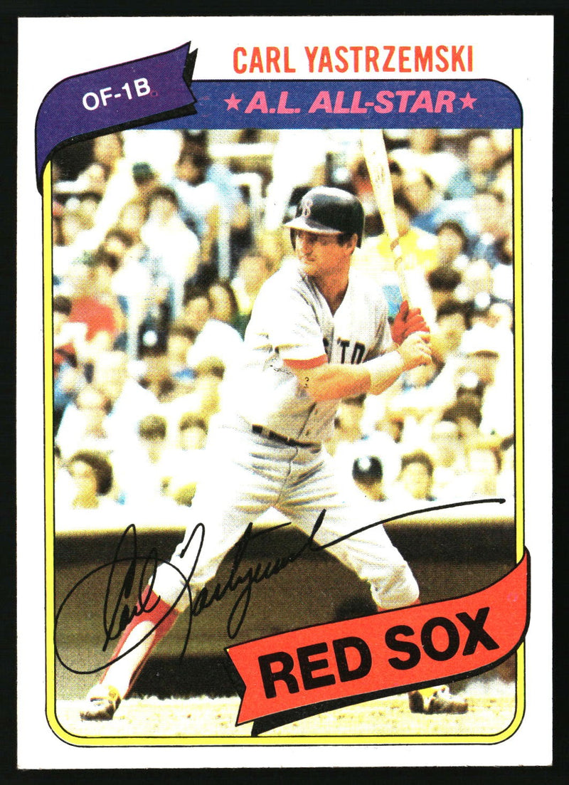 Carl Yastrzemski 1980 Topps #720