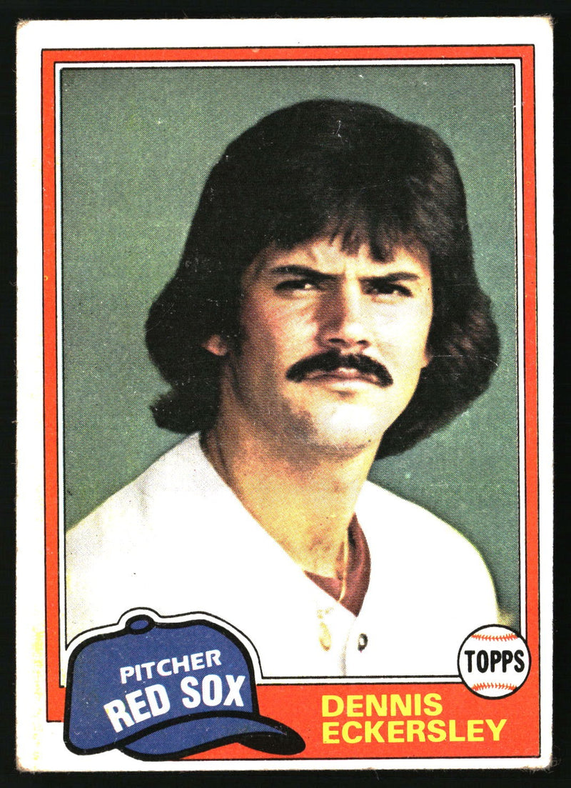 Dennis Eckersley 1981 Topps #620