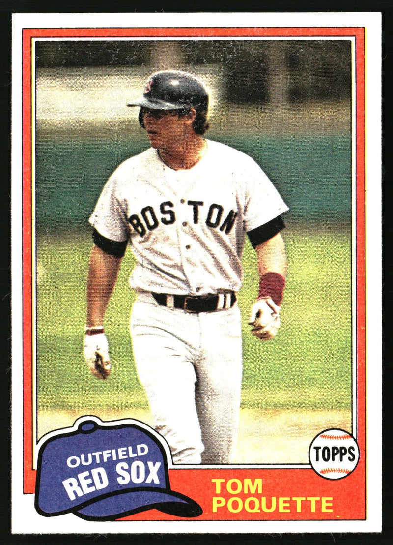 Tom Poquette 1981 Topps #153