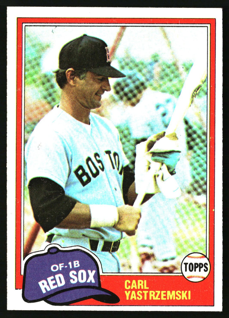 Carl Yastrzemski 1981 Topps #110