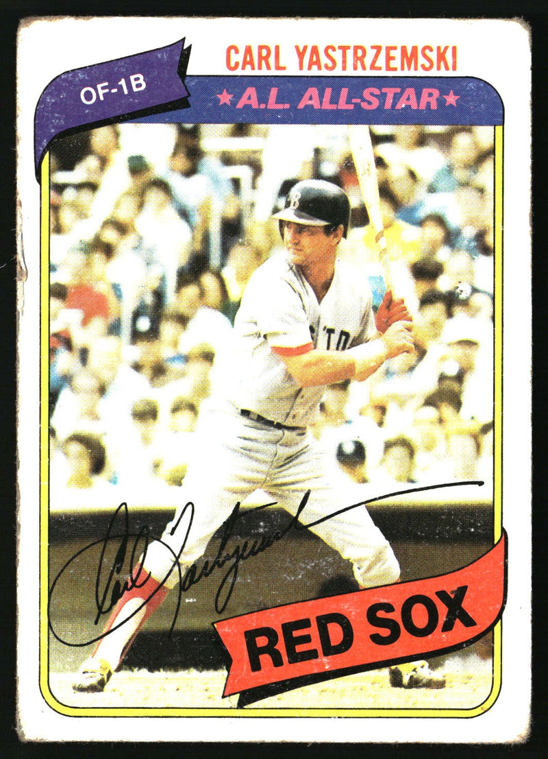 Carl Yastrzemski 1980 Topps #720