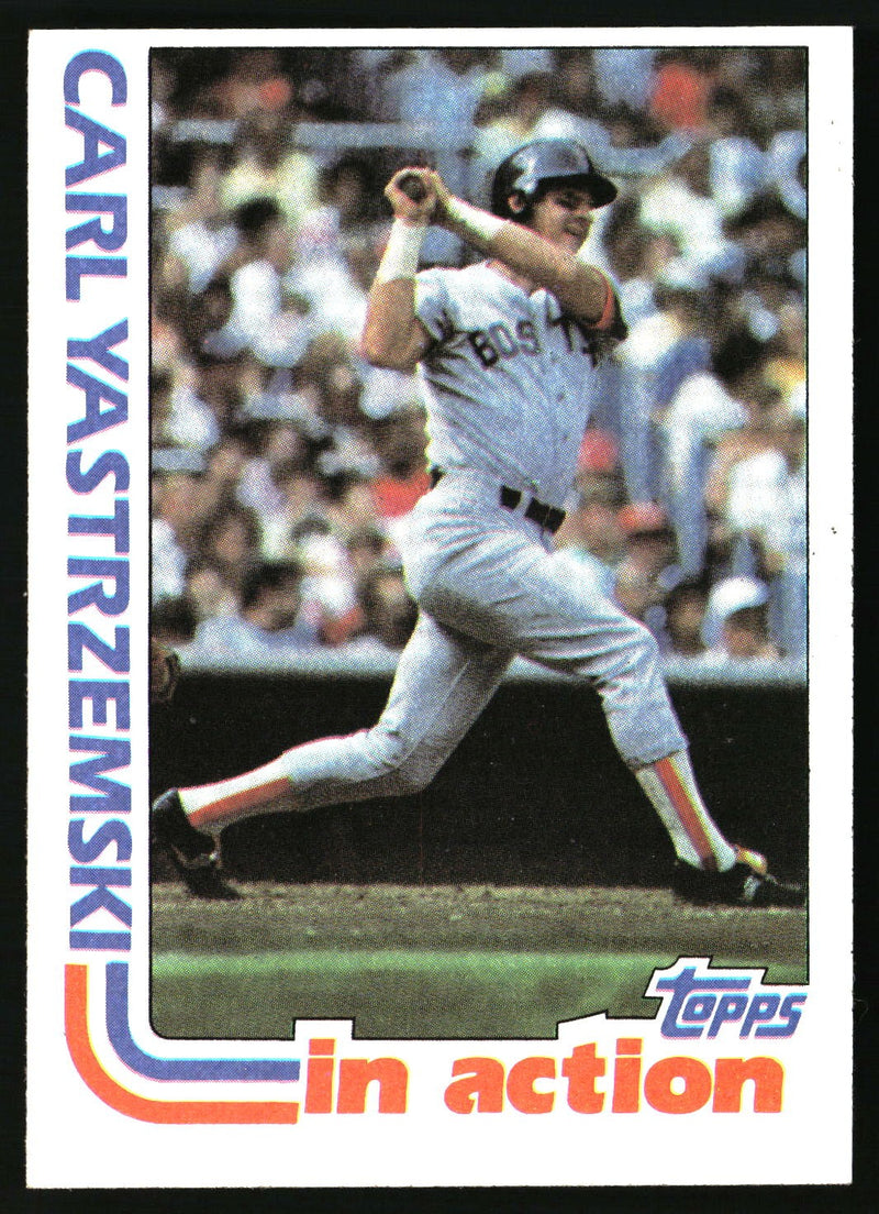 Carl Yastrzemski 1982 Topps #651 HOF