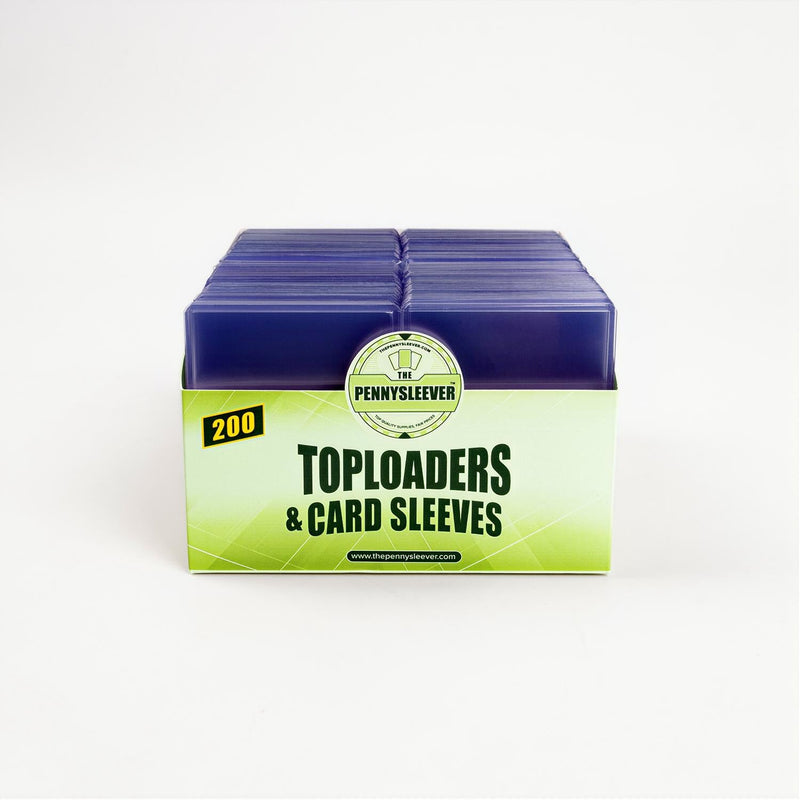 35 pt Toploader (200 count) with Sleeves COMBO Packs- The PennySleever