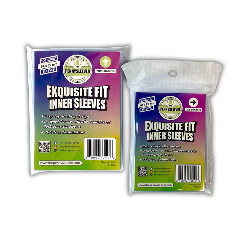 Pokémon/TCG Exquisite Fit Inner Sleeves Top-Loading (100 count) - The PennySleever
