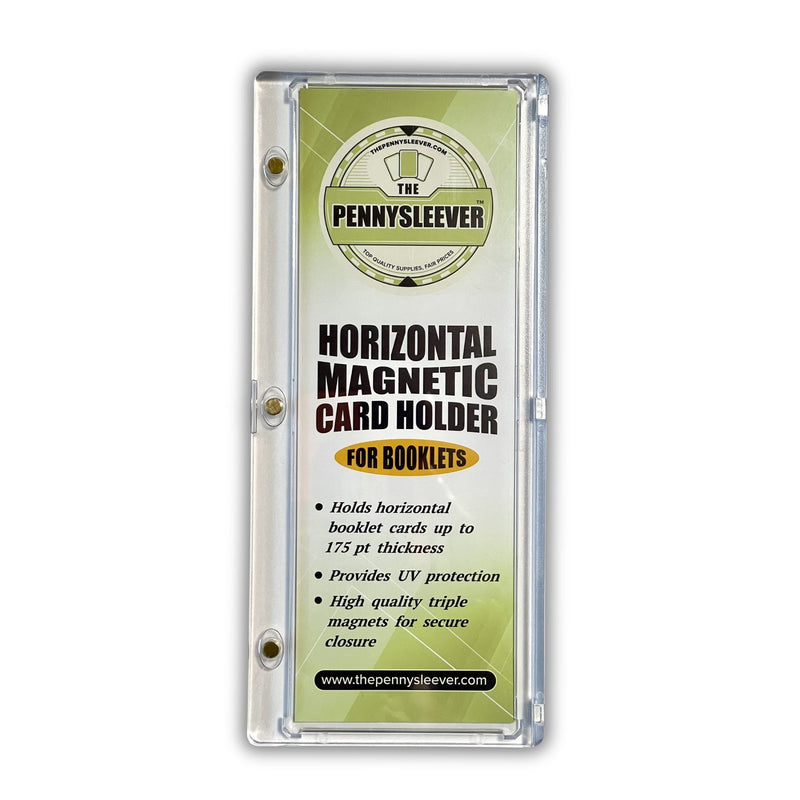 Horizontal Magnetic Card Holder for Booklets - The PennySleever